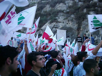 Demonstration against Syrians